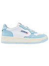 Women's Medalist Bi-Color Low-Top Sneakers Blue - AUTRY - BALAAN 2