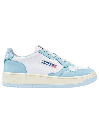 Women's Medalist Bi-Color Low-Top Sneakers Blue - AUTRY - BALAAN 2