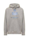 Miley Logo Print Hoodie Grey - ISABEL MARANT - BALAAN 2