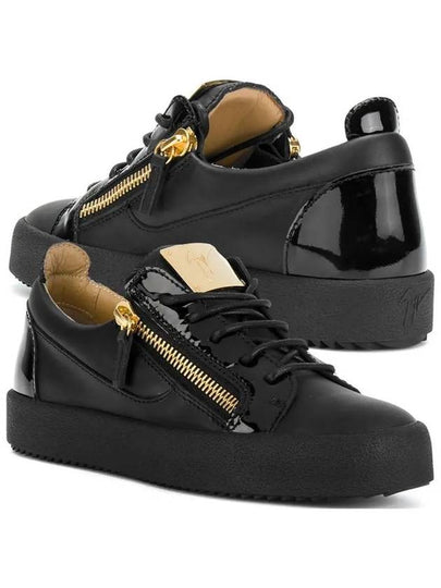 May London Gold Low Top Sneakers Black - GIUSEPPE ZANOTTI - BALAAN 2