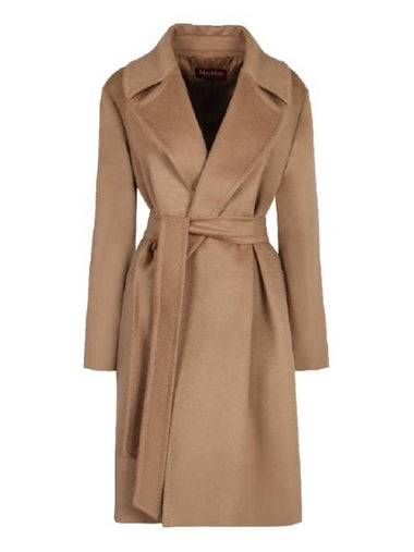 Tigre Wool Wrap Single Coat Camel - MAX MARA - BALAAN 1