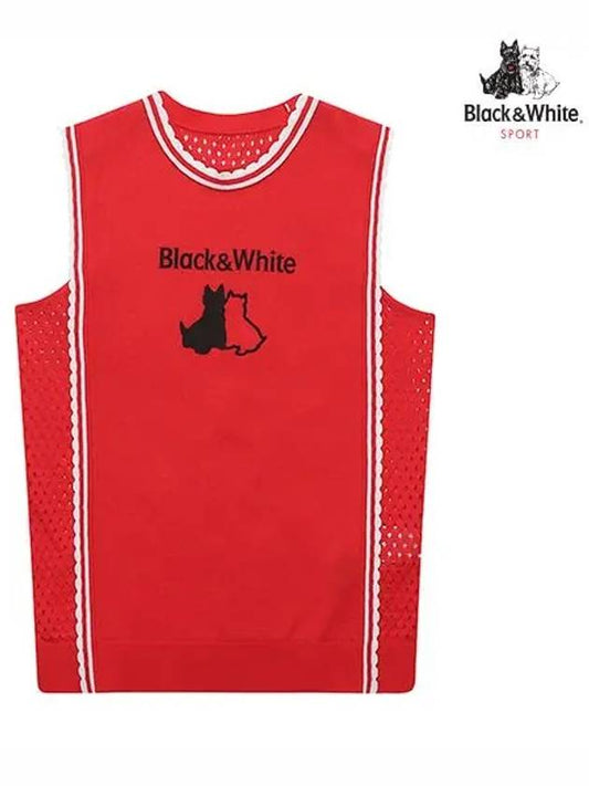 One Point Round Vest 2000LAKARED - BLACK&WHITE - BALAAN 1