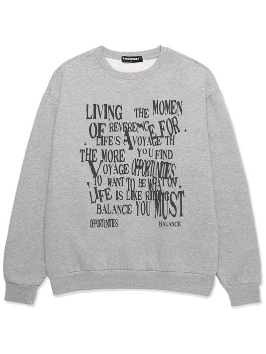 BALANCE TYPO Overfit Sweatshirt VLS0079 - VANN WORKS - BALAAN 2