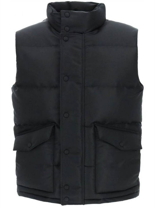 Graffiti Logo Padding Vest Black - ALEXANDER MCQUEEN - BALAAN 1