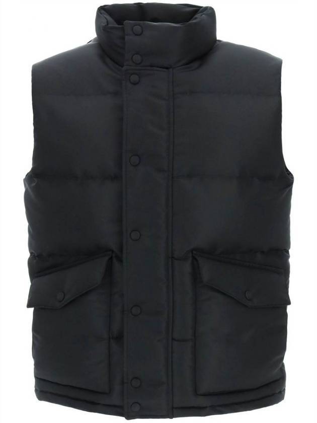 Graffiti Logo Padding Vest Black - ALEXANDER MCQUEEN - BALAAN 1