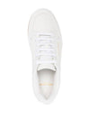 SL 61 Logo Signature Leather Low Top Sneakers White - SAINT LAURENT - BALAAN 5