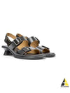 Women's Dina Leather Sandal Heels Black - CAMPER - BALAAN 2