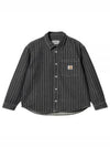 Orlean Striped Long Sleeve Shirt Black - CARHARTT WIP - BALAAN 2