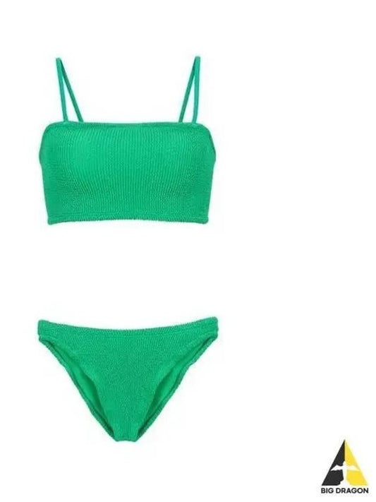 Hunza G Women Gigi Bikini Set Green Light Purple - HUNZA G - BALAAN 1