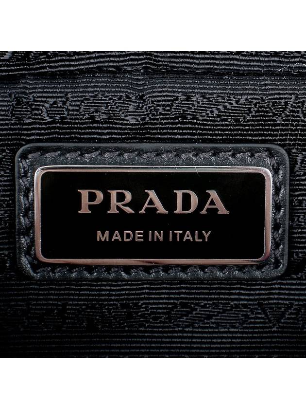 Saffiano Leather Shoulder Bag Black - PRADA - BALAAN 11