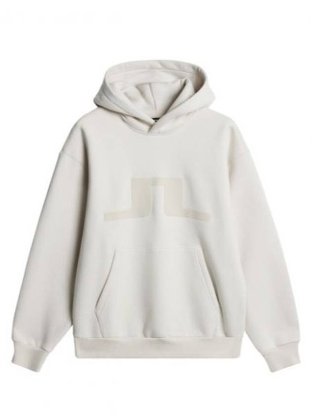 Men's Karlson Graphic Hoodie Moonbeam - J.LINDEBERG - BALAAN 2