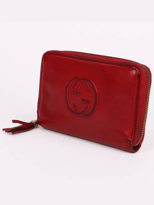 Red Soho Tassel Women s Medium Wallet 351486 - GUCCI - BALAAN 3