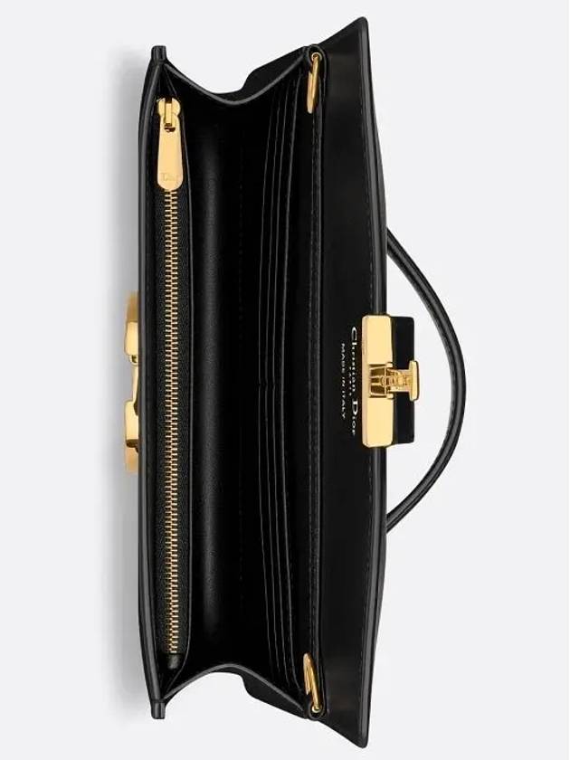 Miss Montaigne Smooth Calfskin Mini Bag Black - DIOR - BALAAN 4