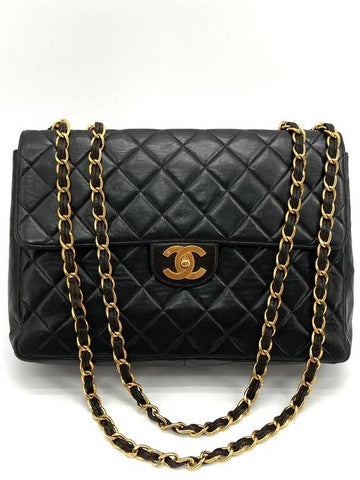 Lambskin classic large jumbo shoulder bag - CHANEL - BALAAN 1