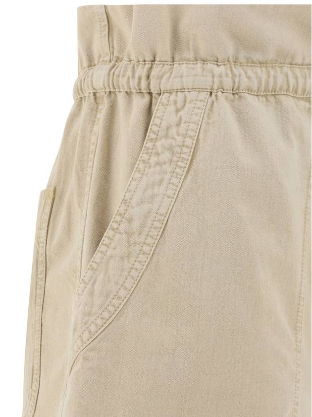 Short Pants SH0095FAB1H04E23SD BEIGE - ISABEL MARANT ETOILE - BALAAN 4