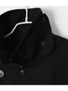 Wappen Patch Single Breasted Jacket Black - STONE ISLAND - BALAAN 8