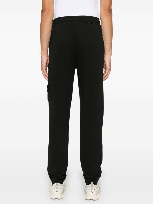 Cotton Cargo Jogging Pants Black - STONE ISLAND - BALAAN 5