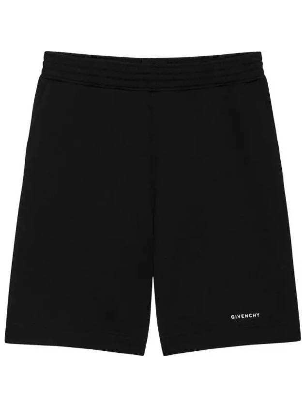 Bermuda Logo Boxy Fit Shorts Black - GIVENCHY - BALAAN 2