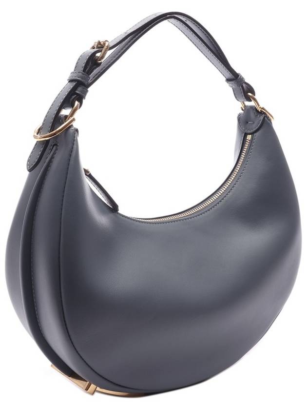 Fendigraphy Small Hobo Shoulder Bag Blue - FENDI - BALAAN 4