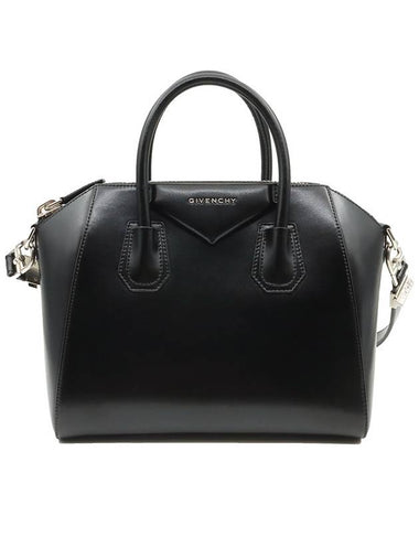 Black Calfskin Glossy Antigona Small 2WAY BB05117014 - GIVENCHY - BALAAN 1