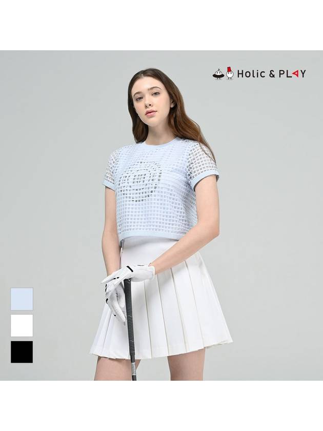 Mesh Layered Performance Round T-ShirtHC2WTS014 - HOLIC&PLAY - BALAAN 3