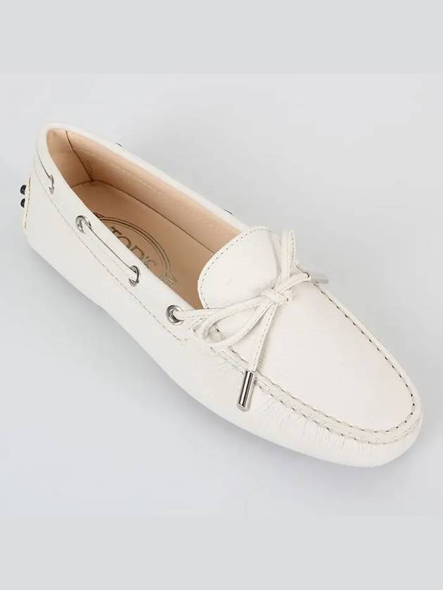 Women's Gommino Driving Shoes White - TOD'S - BALAAN 3