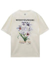 Flower Back Logo Short Sleeve T-Shirt Ivory - WOOYOUNGMI - BALAAN 2