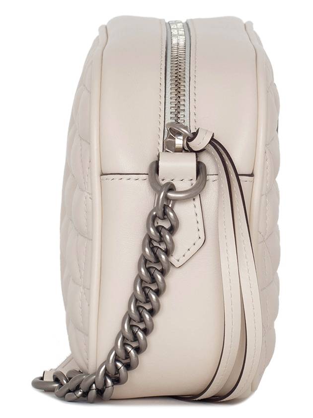 GG Marmont Matelasse Small Shoulder Bag White - GUCCI - BALAAN 4