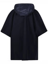 Hooded Cape Navy 3G000 10 0U319 778 - MONCLER - BALAAN 3