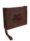 Paisley Clutch Bag Brown - ETRO - BALAAN 4