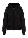 Classic Bunny Zip Up Hoodie Black - MOOSE KNUCKLES - BALAAN 2