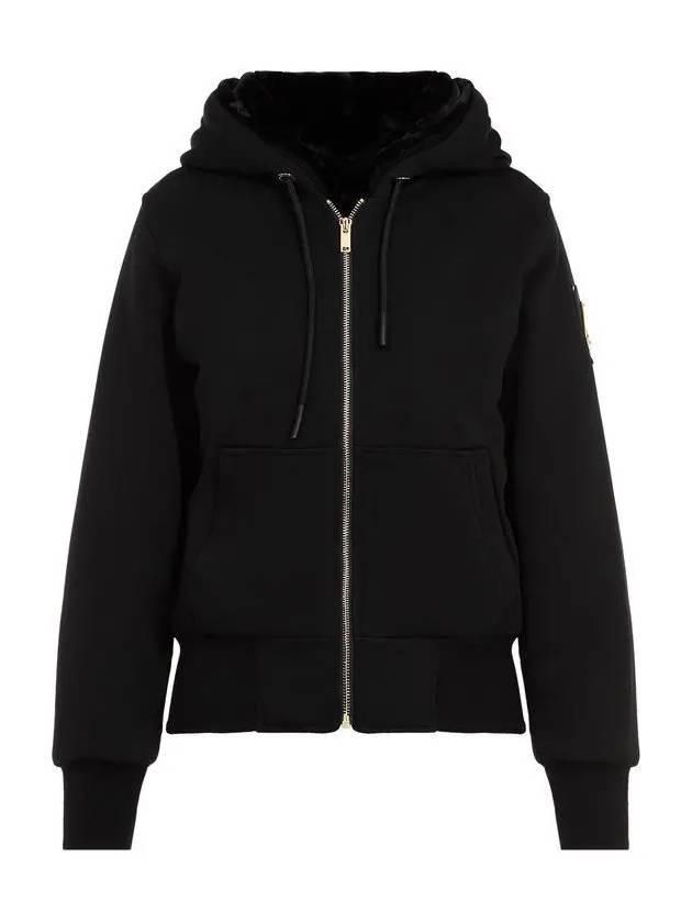 Classic Bunny Zip Up Hoodie Black - MOOSE KNUCKLES - BALAAN 2