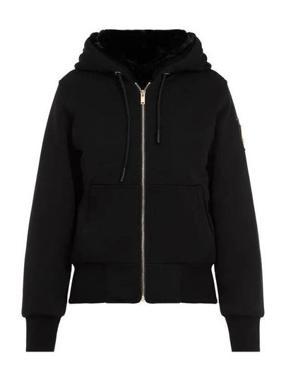 Classic Bunny Zip Up Hoodie Black - MOOSE KNUCKLES - BALAAN 2