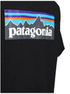 P 6 Logo Responsibili Short Sleeve T-Shirt Black - PATAGONIA - BALAAN 5