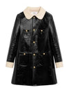 Babydoll leather coat - CELINE - BALAAN 2