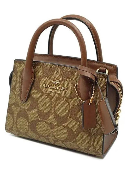 Signature Andrea Mini Carryall Bag CO975 IM74 - COACH - BALAAN 2