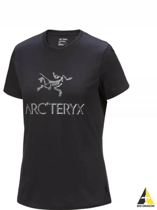 Arc'word Logo Cotton Short Sleeve T-Shirt Black - ARC'TERYX - BALAAN 2