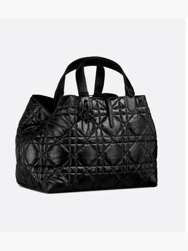 Toujours Macrocanage Large Tote Bag Black - DIOR - BALAAN 2