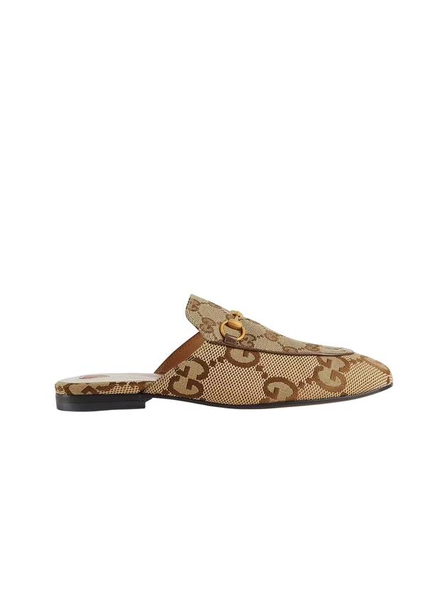 Princetown Jumbo GG Slipper Camel Ebony - GUCCI - BALAAN 2