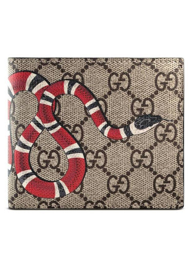 GG Supreme Kingsnake Half Wallet Beige - GUCCI - BALAAN 1