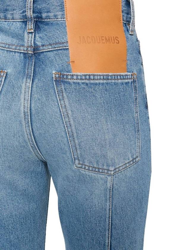 Le De Nimes Court Straight Jeans Blue - JACQUEMUS - BALAAN 4