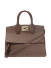 Studio Small Tote Bag Caraway Seed - SALVATORE FERRAGAMO - BALAAN 2