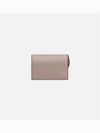 Saddle Bloom Goatskin Flap Card Wallet Warm Taupe - DIOR - BALAAN 5