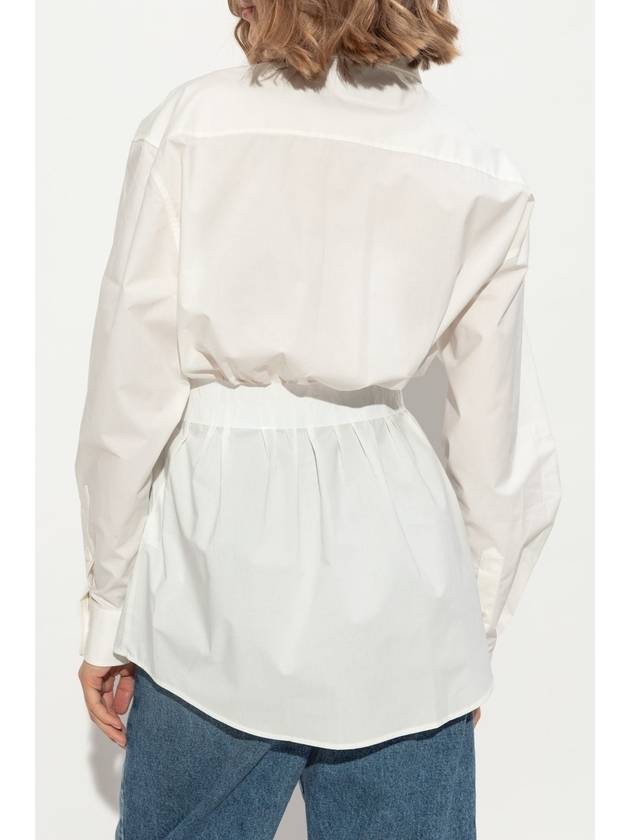 MM6 Maison Margiela Shirt, Women's, White - MAISON MARGIELA - BALAAN 4