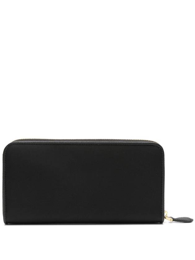 Re-Nylon Triangle Logo Long Wallet Black - PRADA - BALAAN 3