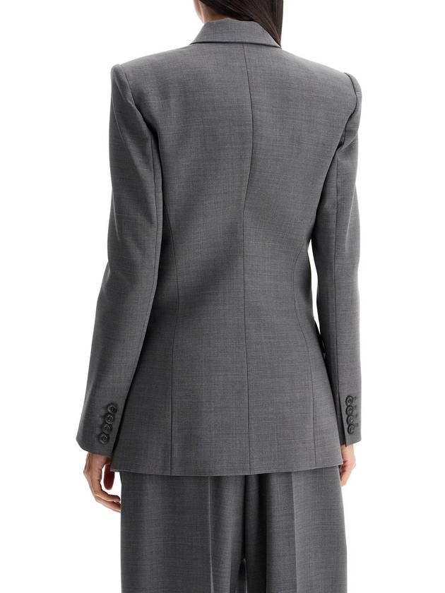 double-breasted wool stretch blazer - GIUSEPPE DI MORABITO - BALAAN 3