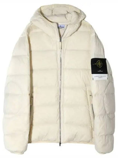 Seamless tunnel nylon down hood blouson men s padded jumper - STONE ISLAND - BALAAN 1