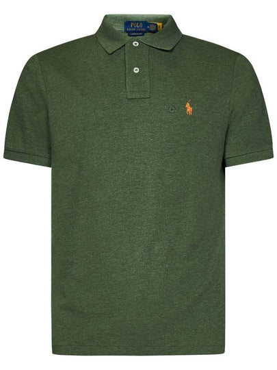 embroidered logo pique polo shirt 710680784367 - POLO RALPH LAUREN - BALAAN 2