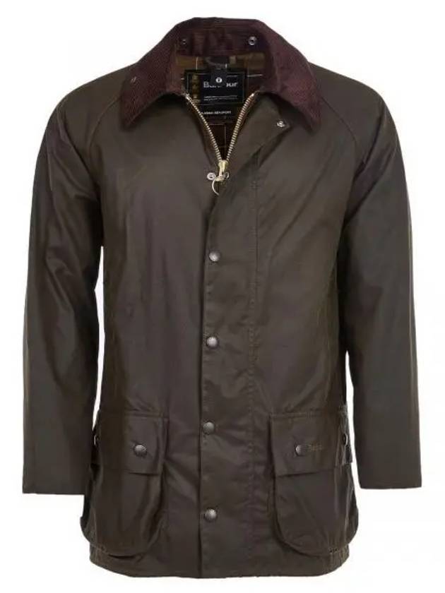 Classic Viewport Wax Jacket Olive - BARBOUR - BALAAN 2