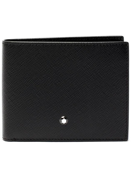 Sartorial Logo 6cc Saffiano Wallet Black - MONTBLANC - BALAAN 2